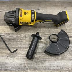 AS-IS DEWALT FLEXVOLT 60V MAX Cordless Brushless 4.5 in. to 6 in. Small Angle Grinder with Kickback Brake (Tool Only)