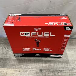 NEW - Milwaukee FUEL 12V Lithium-Ion Brushless Cordless 1/4 in. Hex Impact Driver Kit