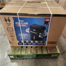 Phoenix NEW NINJA FlexFlame Plus 3-Burner Outdoor Cooking BBQ, 5-in-1 Propane and Electric Grill, Smoker, Roaster, Pizza Maker in Black