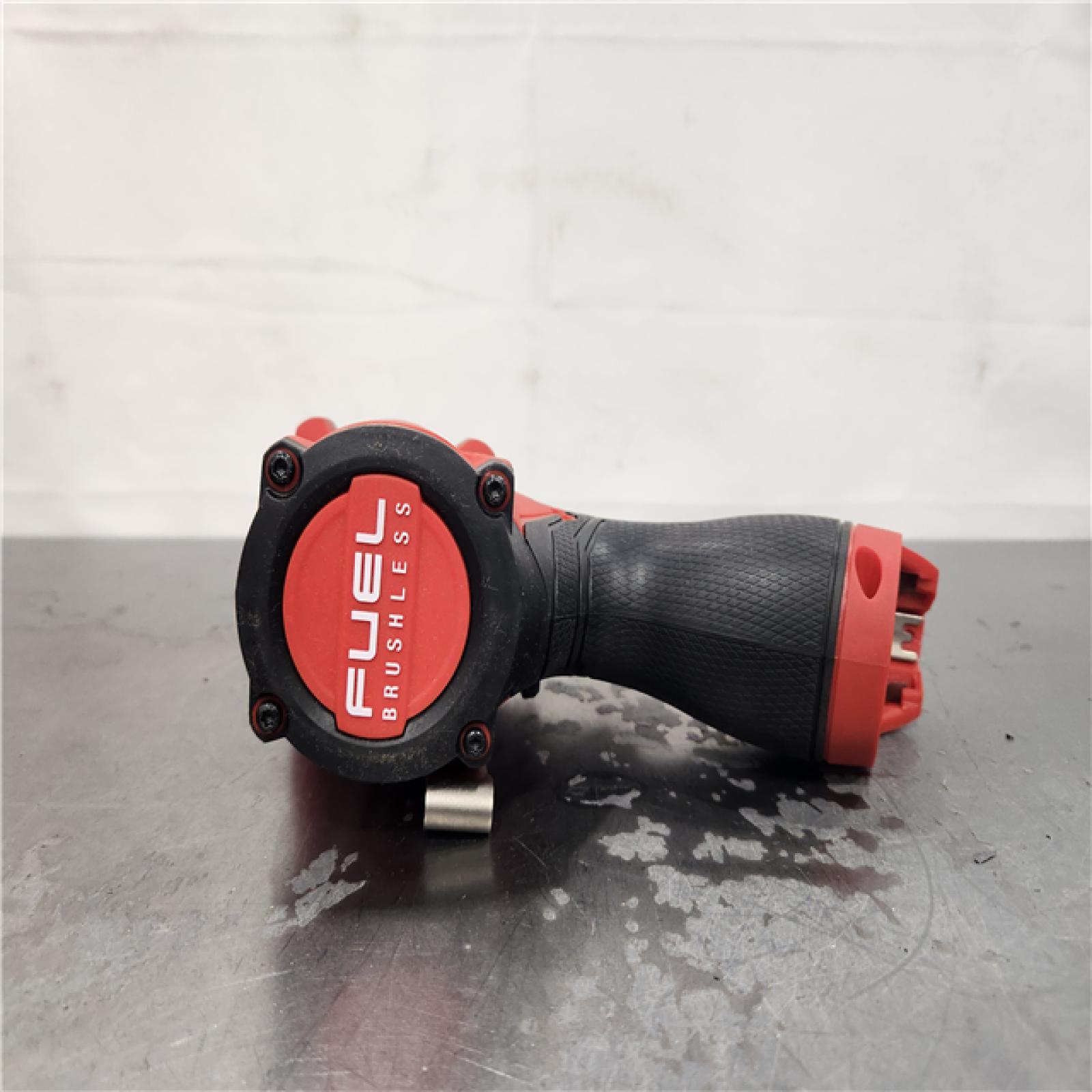 AS-IS- Milwaukee M12 FUEL 12V Lithium-Ion Brushless Cordless Stubby 1/2 in. Impact Wrench (Tool-Only)