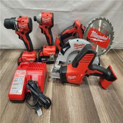 AS-IS- Milwaukee M18 4-Tool Combo Kit
