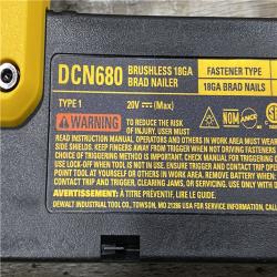 AS-IS DEWALT 20V MAX XR Lithium-Ion Electric Cordless 18-Gauge Brad Nailer (Tool Only)