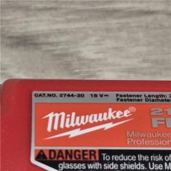 AS-IS Milwaukee 2744-20 M18 FUEL 3-1/2 in. 18V 21-Degree Cordless Framing Nailer (Tool-Only)