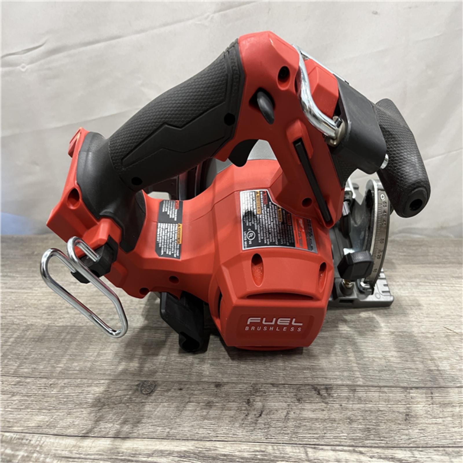 AS-IS Milwaukee FUEL 18V Lithium-Ion Brushless Cordless 6-1/2 in. Circular Saw (Tool-Only)