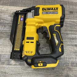 AS-IS DEWALT ATOMIC 20V MAX Lithium Ion Cordless 23 Gauge Pin Nailer Kit