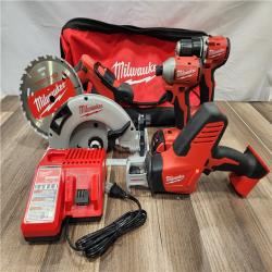 AS-IS- Milwaukee M18 4-Tool Combo Kit