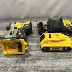 AS-IS DEWALT Atomic 20V Max Lithium-Ion Brushless Cordless Compact 1/4 in. Impact Driver Kit