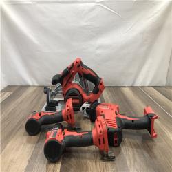 AS-IS Milwaukee 18-Volt Lithium-Ion Brushless Cordless (4-Tool) Combo Kit