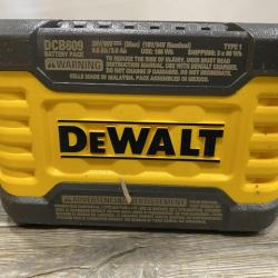 AS-IS DEWALT 20V/60V MAX FLEXVOLT Lithium-Ion 9.0Ah Battery and Charger Starter Kit