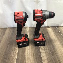 AS-IS Milwaukee  FUEL 18V Lithium-Ion Brushless Cordless Hammer Drill and Impact Driver Combo Kit