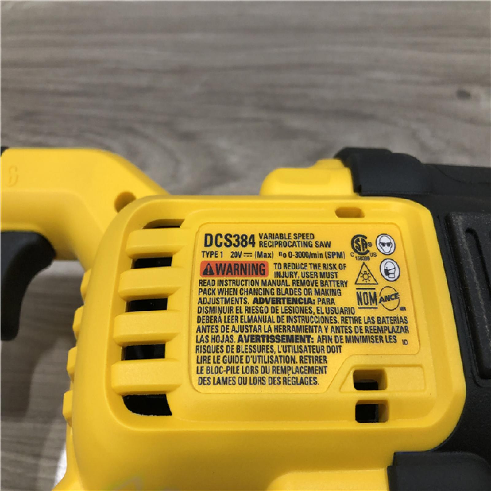 AS-IS DeWalt 20V MAX XR Cordless Reciprocating Saw (Tool-Only)