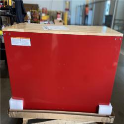 DALLAS LOCATION - Husky Tool Storage 46 in. W x 18 in. D 9-Drawer Gloss Red Mobile Workbench Cabinet