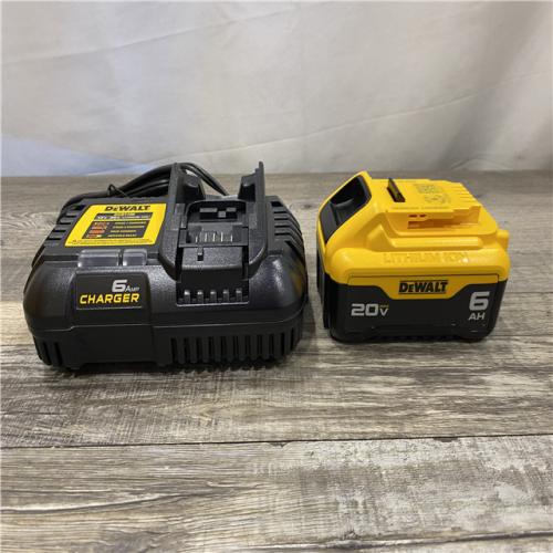 AS-IS DEWALT 20V MAX Lithium-Ion 6.0 Ah Battery and Charger