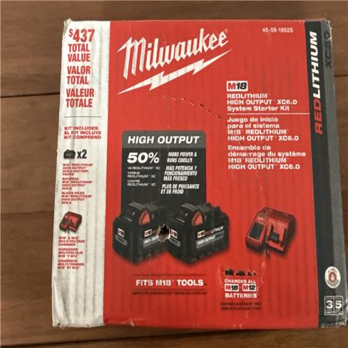 California NEW Milwaukee Red Lithium Starter Kit  includes (2) Batteries & Charger