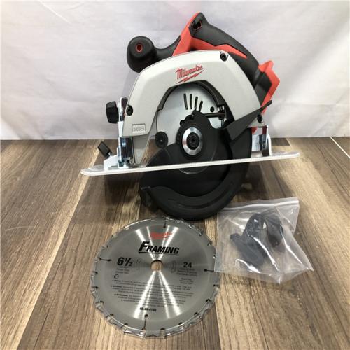 AS-IS Milwaukee 18V Lithium-Ion Cordless 6-1/2 in. Circular Saw (Tool-Only)