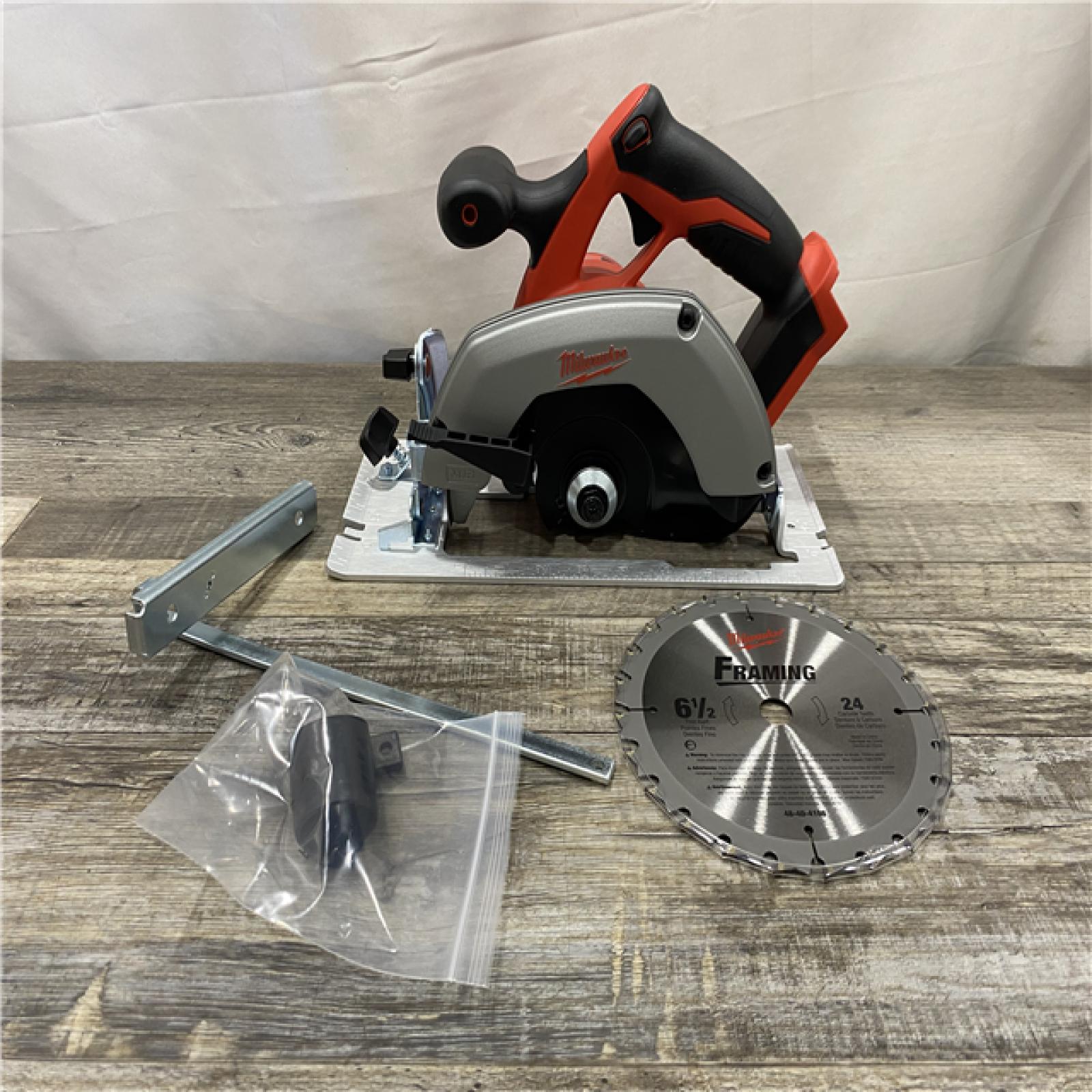 AS-IS Milwaukee 18V Lithium-Ion Cordless 6-1/2 in. Circular Saw (Tool-Only)