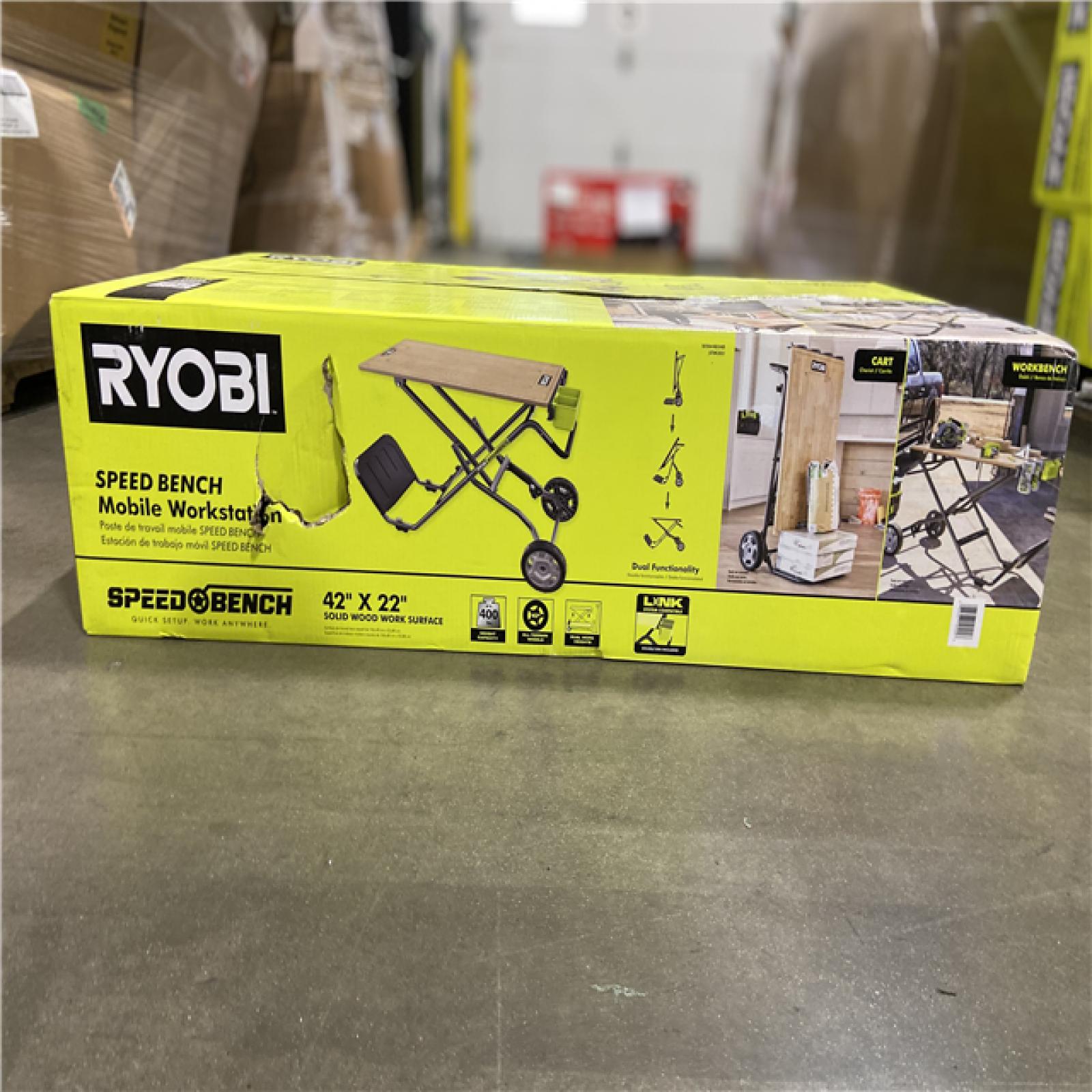 NEW! - RYOBI SPEED BENCH Mobile Workstation