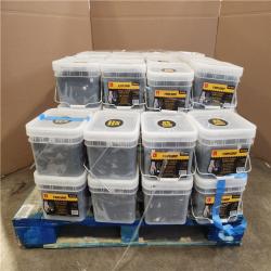 Phoenix NEW FIRM GRIP Large Nitrile Coated Work Gloves with Reusable Bucket (25-Pack) Pallet (44-Buckets)