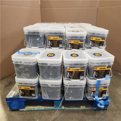 Phoenix NEW FIRM GRIP Large Nitrile Coated Work Gloves with Reusable Bucket (25-Pack) Pallet (44-Buckets)