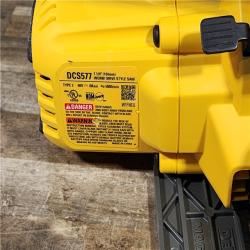 HOUSTON LOCATION - AS-IS DEWALT FLEXVOLT 60V MAX Cordless Brushless 7-1/4 in. Wormdrive Style Circular Saw (Tool Only)