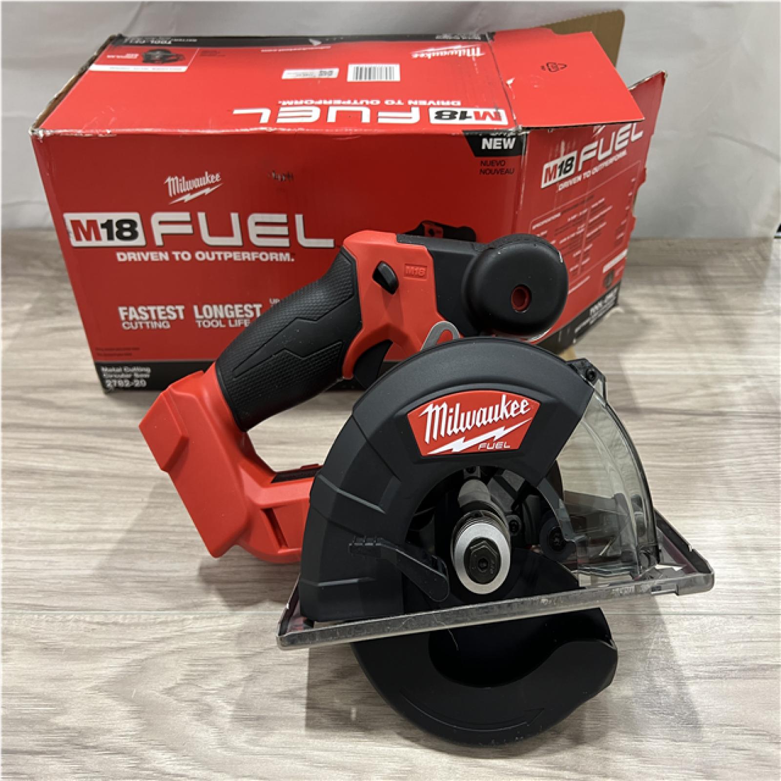 AS-IS Milwaukee  FUEL 18V Lithium-Ion Brushless Cordless Metal Cutting 5-3/8 in. Circular Saw (Tool-Only)
