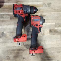 HOUSTON LOCATION - AS-IS MILWAUKEE M18 FUEL 18V Lithium-Ion Brushless Cordless Hammer Drill and Impact Driver Combo Kit (2-Tool) with 2 Batteries