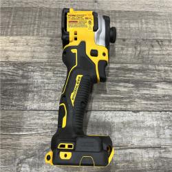 AS-IS DEWALT ATOMIC 20V MAX Lithium-Ion Cordless 1/4 in. Brushless Impact Driver Kit