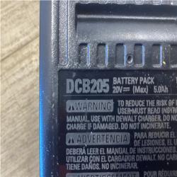 AS-IS DEWALT 20V MAX Lithium-Ion Battery Kit with 5.0Ah and 2.0Ah Battery and Charger