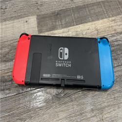 AS-IS Nintendo Switch -Neon Blue Joy-Con & Neon Red