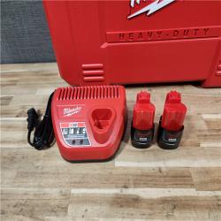HOUSTON LOCATION - AS-IS M12 12-Volt Lithium-Ion Force Logic Cordless Press Tool Kit (3 Jaws Included) with Two 1.5 Ah Battery and Hard Case