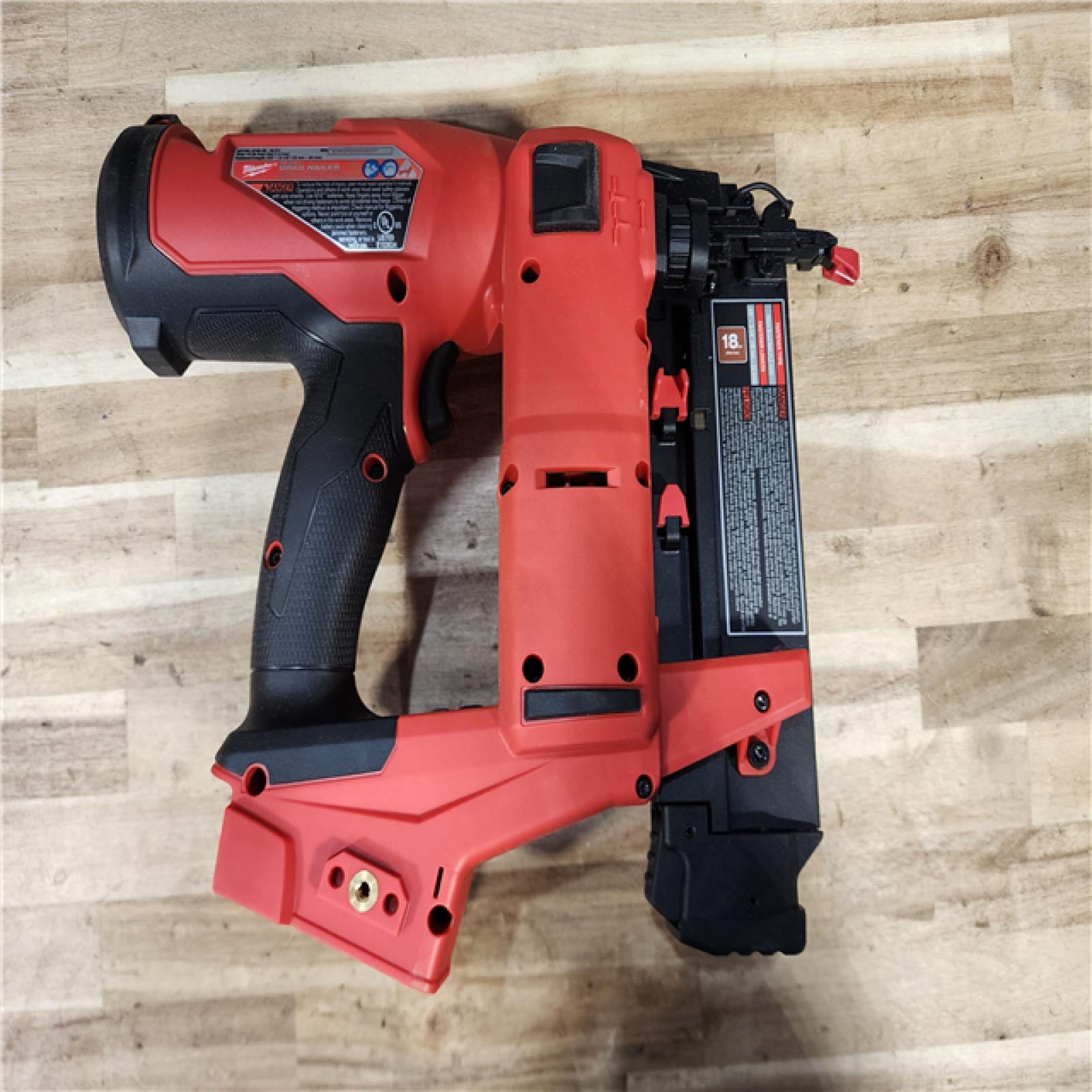 HOUSTON LOCATION - AS-IS Milwaukee FUEL 18-Volt Lithium-Ion Brushless Cordless Gen II 18-Gauge Brad Nailer (Tool-Only)