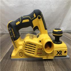 AS-IS DEWALT 20V MAX XR Cordless Brushless 3-1/4 in. Planer (Tool Only)