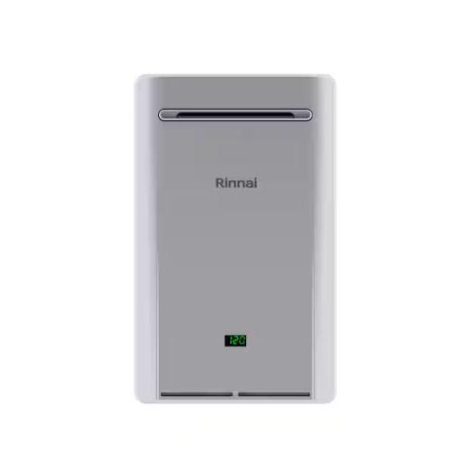 NEW! - Rinnai High Efficiency Non-Condensing 8.5 GPM Residential 180 000 BTU Exterior Propane Gas Tankless Water Heater