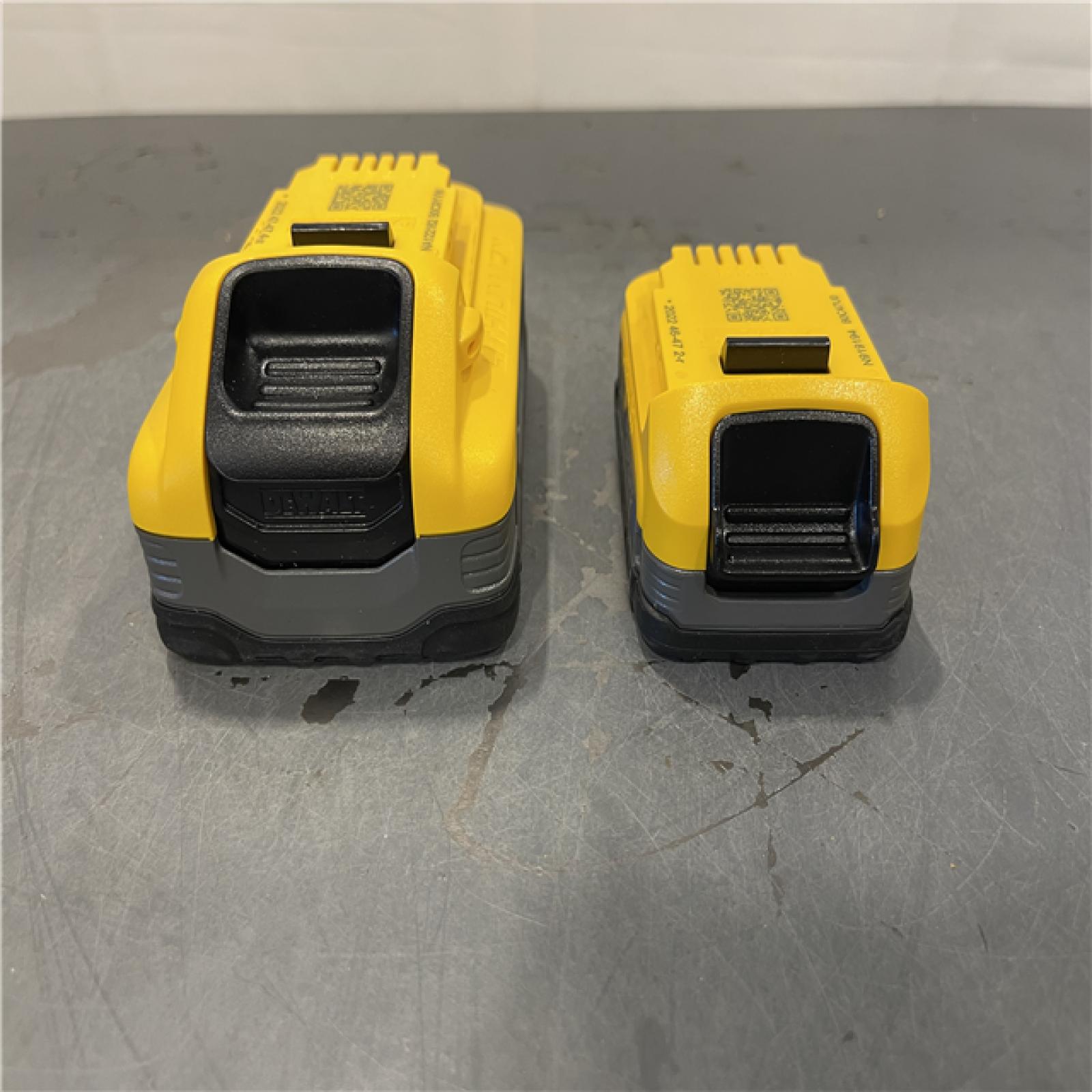 AS-IS - Dewalt Powerstack 20-Volt Lithium-Ion 5.0 Ah and 1.7 Ah Batteries and Charger