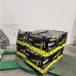 Dallas Location - As-Is RYOBI 40V  20 in. Cordless Battery Lawn Mower with 6.0 Ah Battery and Charge-Like New Condition- Lot Of 4)