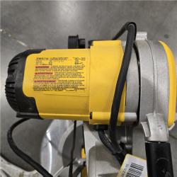 AS-IS DeWalt 15 Amp Corded 12 in. Compound Double Bevel Miter Saw