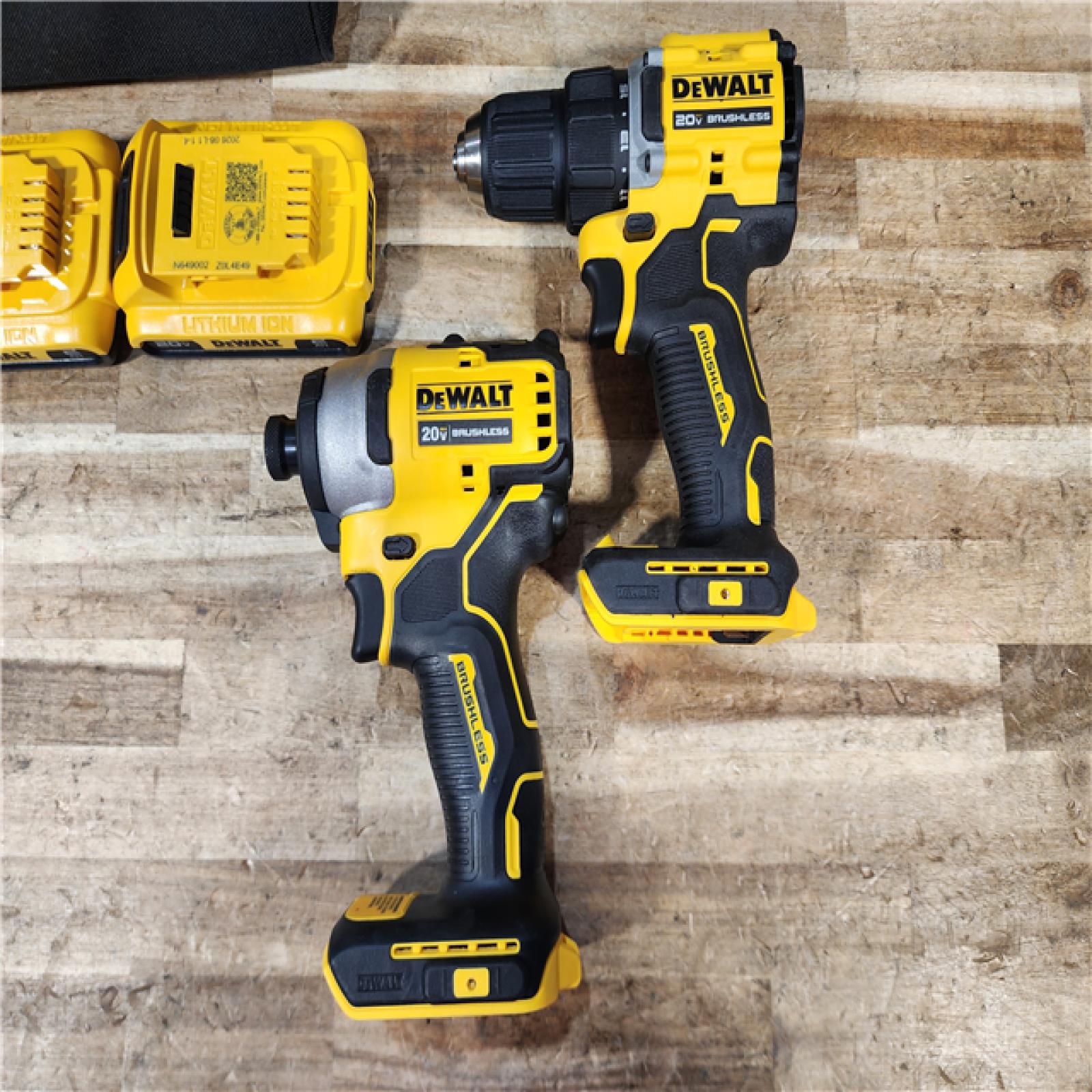HOUSTON LOCATION - AS - IS DEWALT ATOMIC 20-Volt MAX Lithium-Ion Cordless Combo Kit