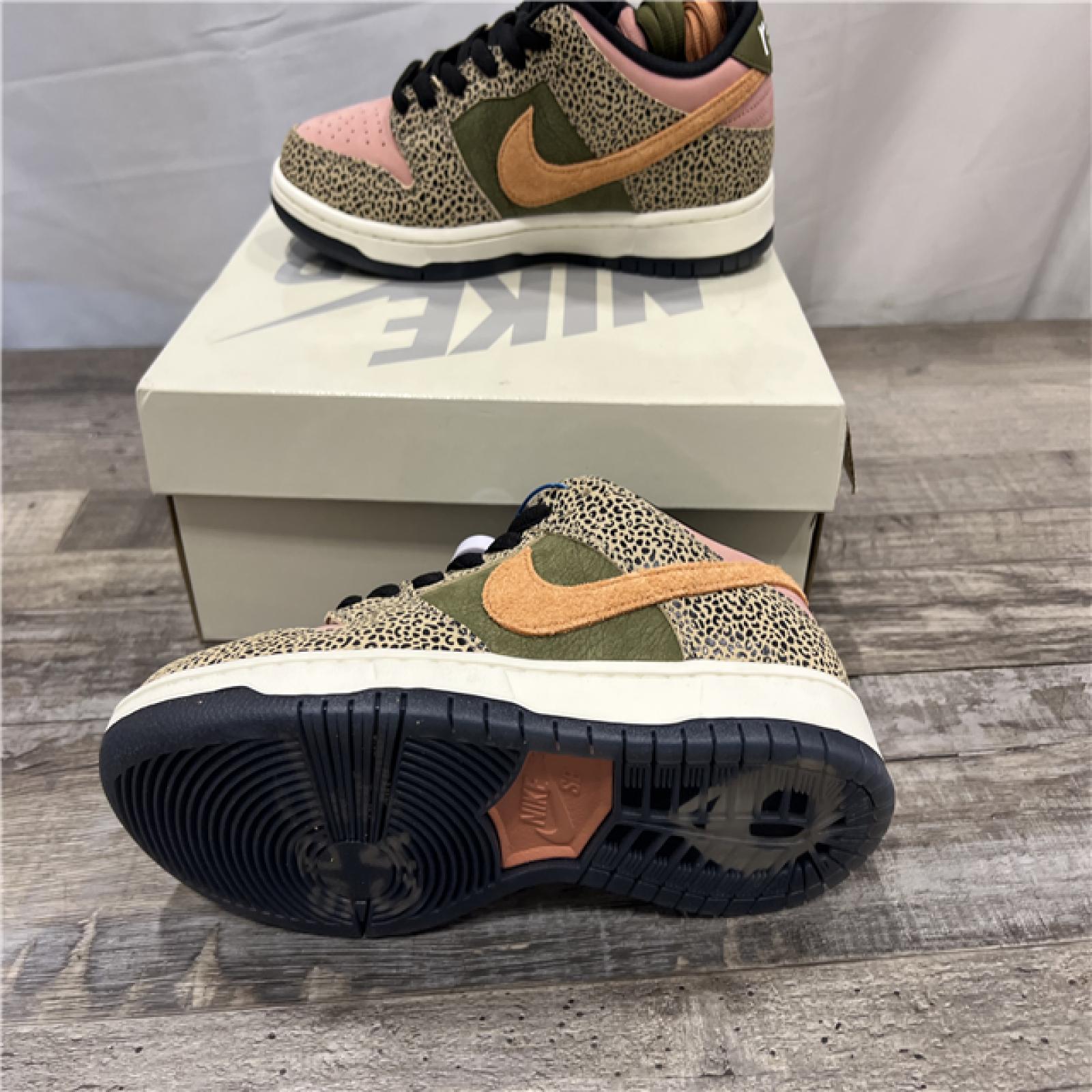 LIKE NEW Nike SB Dunk Low Pro QS Rust Pink and Rough Green SZ 12