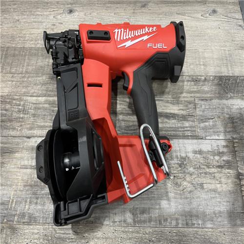 AS-IS Milwaukee FUEL 18-Volt Lithium-Ion Brushless Cordless Coil Roofing Nailer (Tool Only)