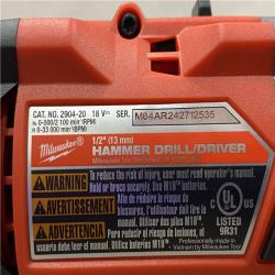 AS-IS Milwaukee FUEL 18V Lithium-Ion Brushless Cordless Hammer Drill and Impact Driver Combo Kit