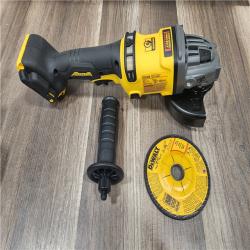 AS-IS DEWALT FLEXVOLT 60V MAX Cordless Brushless 4.5 in. to 6 in. Small Angle Grinder with Kickback Brake (Tool Only)
