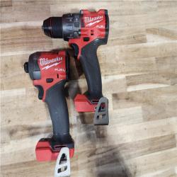 HOUSTON LOCATION - AS-IS Milwaukee  FUEL 18V Lithium-Ion Brushless Cordless Hammer Drill and Impact Driver Combo Kit