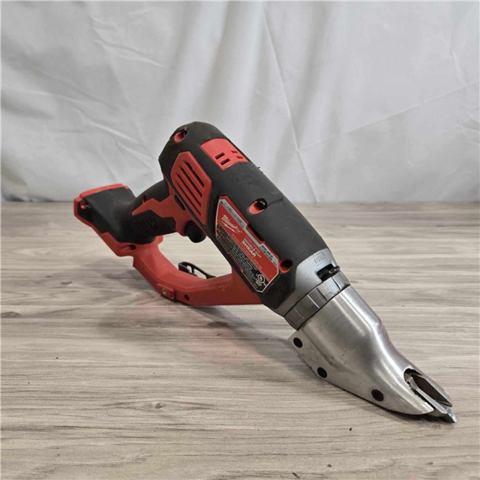 AS-IS Milwaukee M18 18V Cordless 18-gauge Double Cut Metal Shear (Tool-Only)