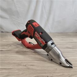 AS-IS Milwaukee M18 18V Cordless 18-gauge Double Cut Metal Shear (Tool-Only)