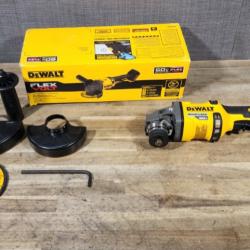 HOUSTON LOCATION - AS-IS DEWALT 60V MAX Cordless Brushless 4.5 in. to 6 in. Small Angle Grinder with Kickback Brake (Tool Only)