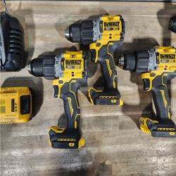 HOUSTON LOCATION - AS-IS DEWALT 4 TOOL COMBO KIT W/ (2) BATTERY & CHARGER