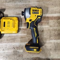 HOUSTON LOCATION - AS - IS DEWALT Atomic 20V Max Lithium-Ion Brushless Cordless Compact 1/4 in. Impact Driver Kit