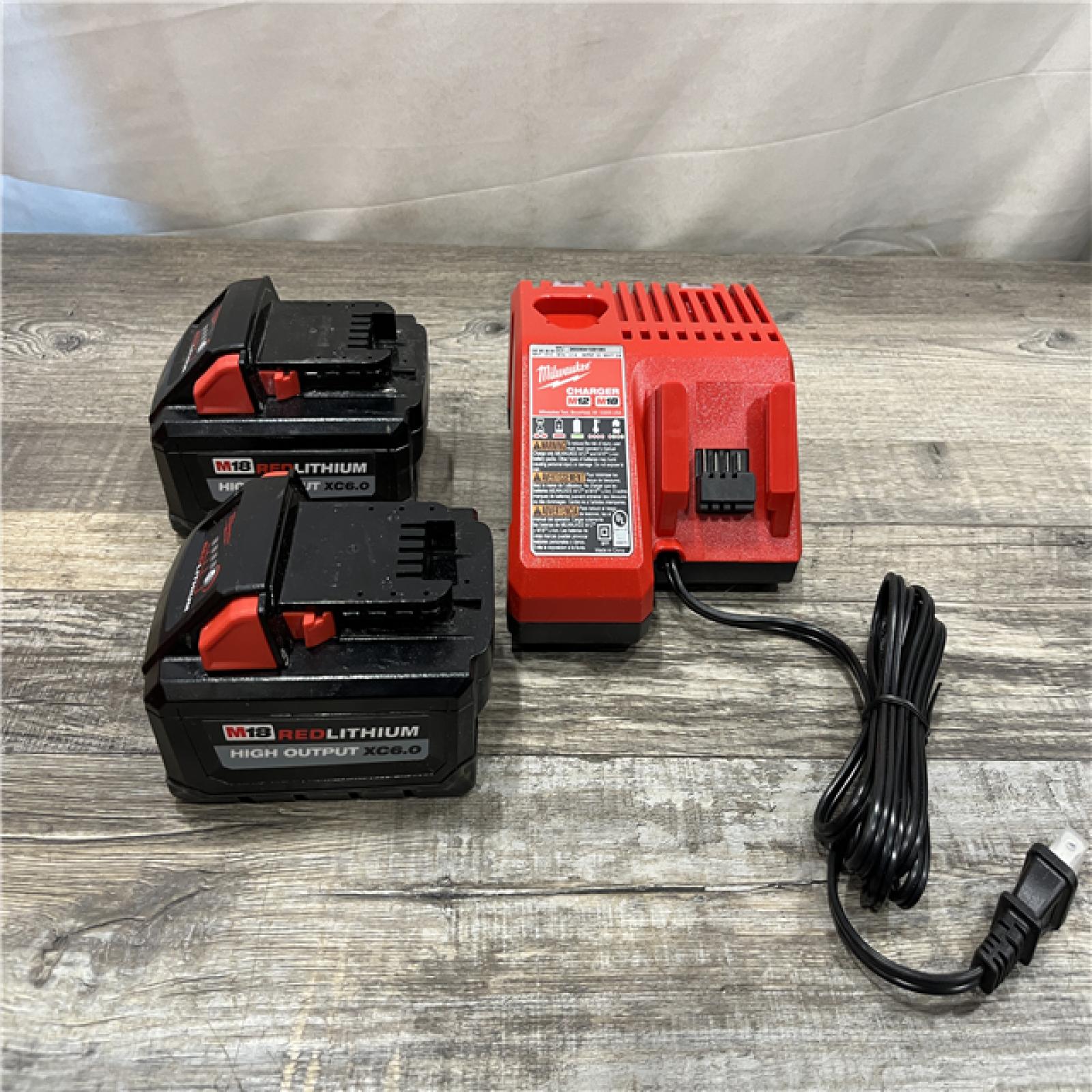 AS-IS Milwaukee 18-Volt Lithium-Ion High Output Starter Kit