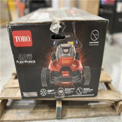 DALLAS LOCATION - NEW! TORO 60V Max* 21 in. (53 cm) Recycler® w/SmartStow® Push Lawn Mower with 4.0Ah Battery
