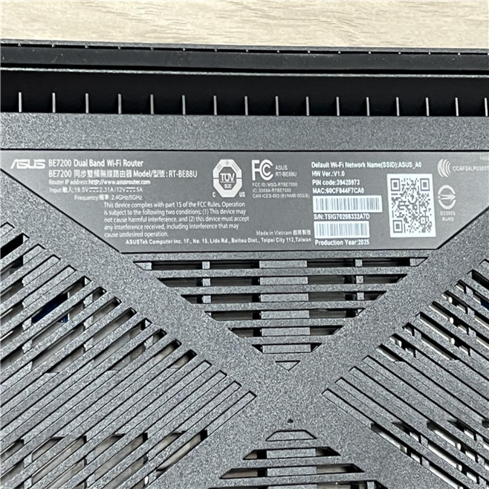 AS-IS ASUS Wireless Wi-Fi 7 Router (RT-BE88U)